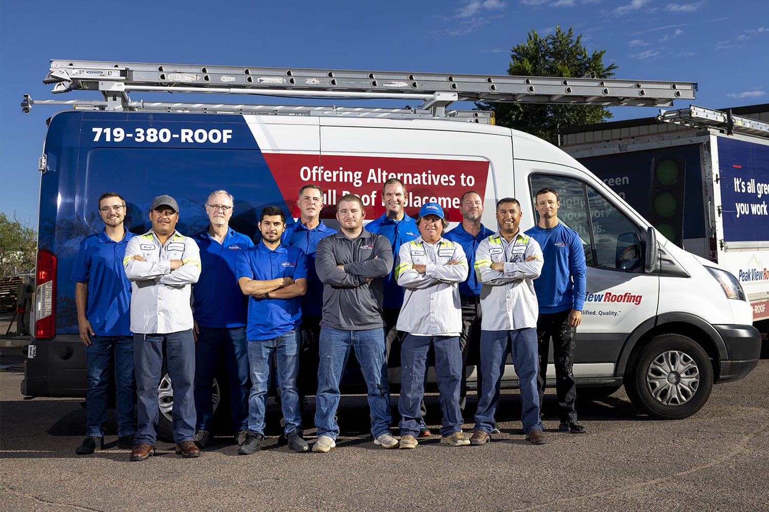 The team at Peak View Roofing